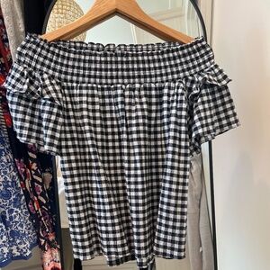 Caslon gingham top